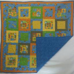 Savanna Animals Baby Quilt With Free Pillow Case 16017 T7 - thumbnail 4