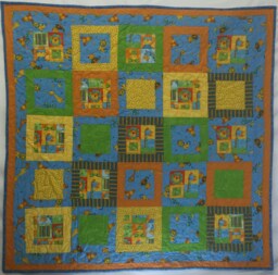Savanna Animals Baby Quilt With Free Pillow Case 16017 T7 - thumbnail 1