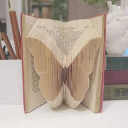 Custom Folded Book With Butterfly Whimsical Gift Idea For Girls Bookish Decor Room Themed Girlies - thumbnail 2