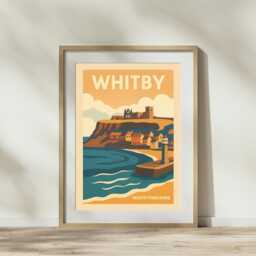 Vintage UK Travel Poster Retro Mid-Century Wall Art - thumbnail 3