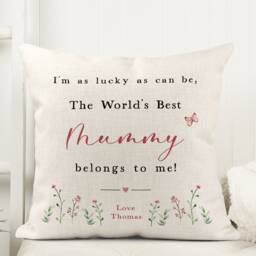 Worlds Best Nana Gift Cushion - Personalised For Nanny Nanna Nan - thumbnail 3
