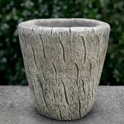 Outdoor Flower Pot Statue Concrete Plant Sculpture Cement Planter Decoration Planter Lower Gift Front Door Figurine Handmade - thumbnail 3