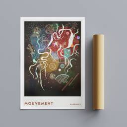Movement By Wassily Kandinsky - 1935 - Wrapped Framed Canvas Rolled Photo/Poster Print - thumbnail 3