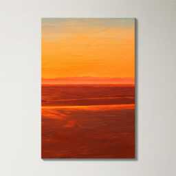 Moroccan Desert Sunset Camel 3 Panel Split Canvas Wall Art Sahara Landscape Oil Painting Framed Home Boho Decor Gift - thumbnail 4