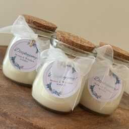 Wedding Favours Candles, Thank You Gift, Personalised Wedding Candles Boho Style - thumbnail 4