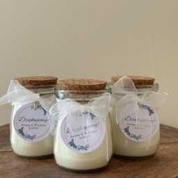 Wedding Favours Candles, Thank You Gift, Personalised Wedding Candles Boho Style - thumbnail 2