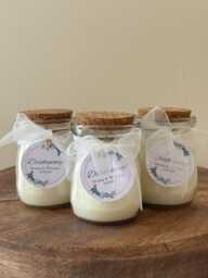 Wedding Favours Candles, Thank You Gift, Personalised Wedding Candles Boho Style - thumbnail 1