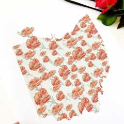 Ohio State Flower Map Watercolor Scarlet Carnation - Art Print Floral Mothers Day Gift Wall Graduation Wedding Realtor Moving - thumbnail 2