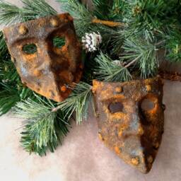 "Set Of 2 Decorative Miniature Masks " - thumbnail 3