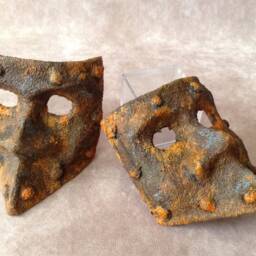 "Set Of 2 Decorative Miniature Masks " - thumbnail 2