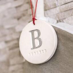 Personalized Christmas Ornament With Initial & Name, Letter Ornament, Name Child Family - thumbnail 3