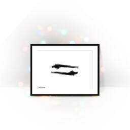 Framed Print, Yin Yang Black & White Art, Modern Valentines Day Gift, Bedroom Decor, Wall Art Prints - thumbnail 3