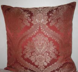 "Floral Pattern Decorative Pillow Cover-24""x24" - thumbnail 1