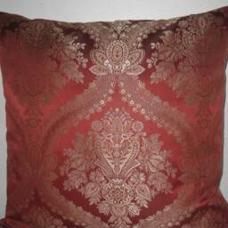 "Floral Pattern Decorative Pillow Cover-24""x24" - thumbnail 2