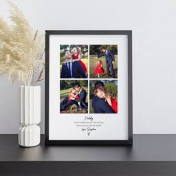 Daddy Photo Frame, Personalised Picture Print, Dad Gift For Husband, Father Birthday Gift, Christmas - thumbnail 2