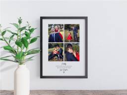 Daddy Photo Frame, Personalised Picture Print, Dad Gift For Husband, Father Birthday Gift, Christmas - thumbnail 1
