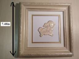 Wall Hanging Framed Nursery Unique Rabbit - thumbnail 2