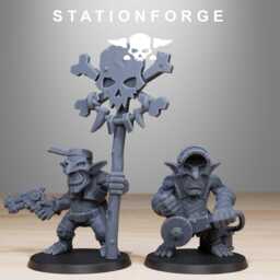 Goblin Infantry Reborn/Goblins Orc Sci Fi Space Table Top Station Forge 3D Print Wargaming - thumbnail 1