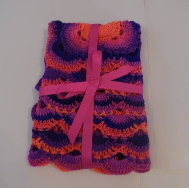 Crochet Baby Blanket, Virus Girl, Newborn, Shower - image 1