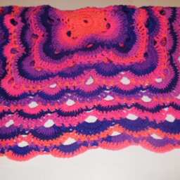 Crochet Baby Blanket, Virus Girl, Newborn, Shower - thumbnail 2