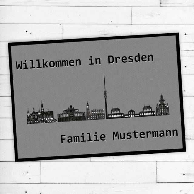 "Doormat ""Dresden"