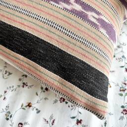 Handwoven Cotton Pillow Cover Ethnic Kariang Tribe Decor - thumbnail 4