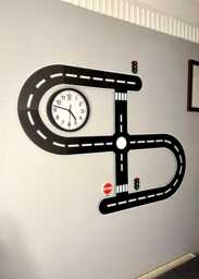 Build Your Own Road Wall Art - Modular 3D Printed Kids Bedroom Decor - thumbnail 1