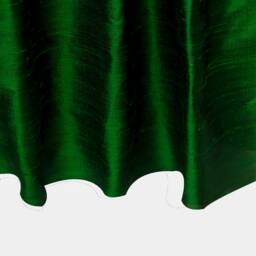 Forest Green Silk Dupioni Curtain Panels - Rod Pocket, Grommet, Box Pleat, Three Pinch Tab Top & Plain Ring Top - thumbnail 3