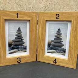 Personalized Wooden Photo Frame Laser Engraved Keepsake Gift - thumbnail 3