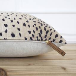 Antelope Pillow Cover Black Animal Print 20 X Decorative Throw Covers Designer - Evelyn - thumbnail 2