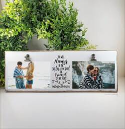 Best Friend Frame You Are The Sister Of My Soul Double Picture Frame, Girlfriends Photo Holder, Bridesmaid Gift, Dorm Decor, Soulmate Gift - thumbnail 1