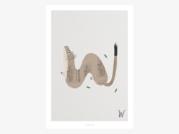 Poster Mural/Abc Kids W Poster, Animal Alphabet, Letters, Children's Room Wall Decoration Room, Art Print, As A Gift - thumbnail 1