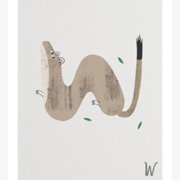 Poster Mural/Abc Kids W Poster, Animal Alphabet, Letters, Children's Room Wall Decoration Room, Art Print, As A Gift - thumbnail 2