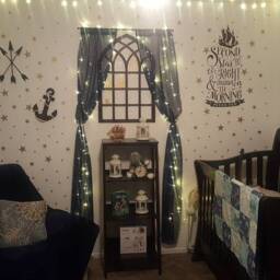 Stars Decal - Small Sheet Of Gold Stars, Nursery Decor, Removable Wall Stickers Im033 - thumbnail 3