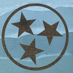 Tennessee Cutout - Smoky Mountain With Tri-star Relief - thumbnail 3