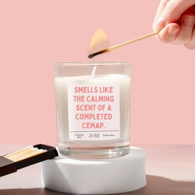 Mortgage Broker Gift. New Mortgage Adviser. Candle. Cemap Qualified. Qualified Broker. Well Done. Congratulations. Candle - image 1