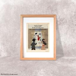 Mary Poppins Dictionary Art Print Flying Nanny Quote - thumbnail 3