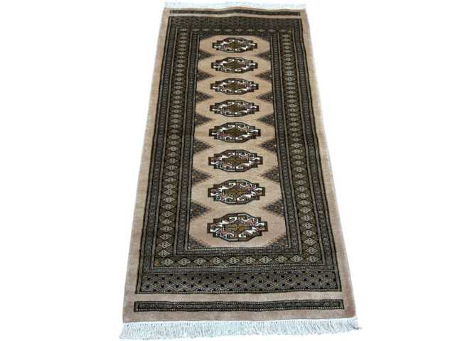2.6x5 Sepia Color Bokhara Rug - 0.80x1.20 Bedroom Luxury Area Turkish Fine Quality Afghan - image 1