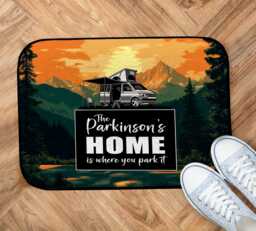 Personalised Pop-Top Campervan Decor Door Mat - Indoor 44cm X 32cm Lcv03 - thumbnail 1