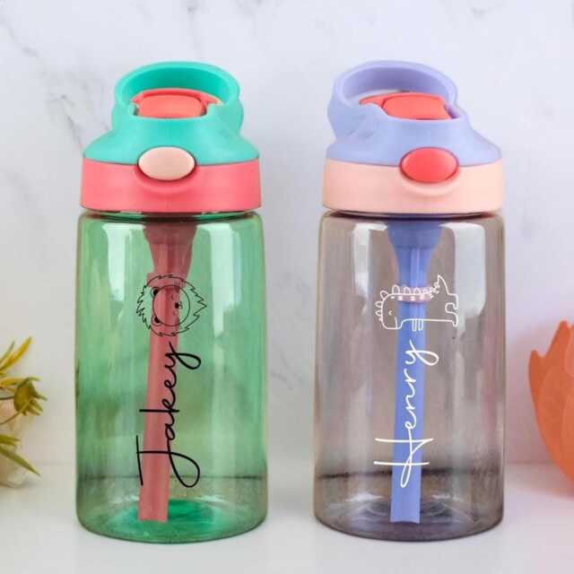 Personalized Kids School Water Cup, Holiday Gift For Kids, Christmas Boys & Girls - image 1