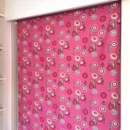 Japanese Geisha Pink Noren Curtain, Wall Fabric Panel, Tapestry, Caf?? Door Way Kimono Girls Umbrella - thumbnail 3
