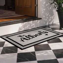 Personalized Gift - Outdoor Rug Doormat Washable Custom Door Mat Welcome Family - thumbnail 4
