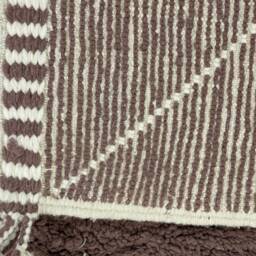8x11 Vintage Beni Ourain Rug Soft Wool Moroccan Carpet - thumbnail 3
