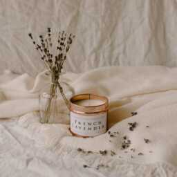 French Lavender Handmade, Soy Wax, Eco Friendly, Vegan Candle - thumbnail 2