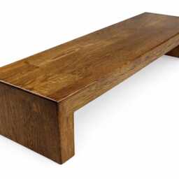 Wooden Bench, Oak, Rustic, Step Stool, Footstool, Flower Table, Stand, Shelf, Wooden Shelf - thumbnail 4