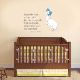 Official Peter Rabbit Jemima The Little Things in Life Wall Sticker Mural Pb028 - thumbnail 2