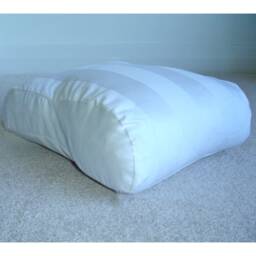 Tempur Original Travel Pillow Cover Only Small 25x31cm White Stripes Case Neck Cushion Stripe Cotton Sateen 230 Thread Count Pillowcase