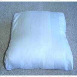 Tempur Original Travel Pillow Cover Only Small 25x31cm White Stripes Case Neck Cushion Stripe Cotton Sateen 230 Thread Count Pillowcase - thumbnail 2