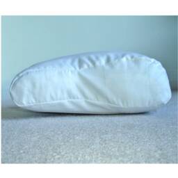 Tempur Original Travel Pillow Cover Only Small 25x31cm White Stripes Case Neck Cushion Stripe Cotton Sateen 230 Thread Count Pillowcase - thumbnail 3