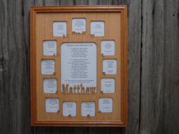 School Years Picture Frame Prek-12Th Grade Personalized, 11x14 Prek Thru 12Th Days Name - Back To - thumbnail 1